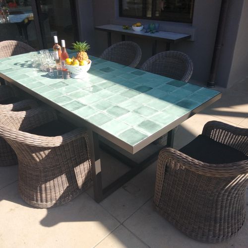 Tiled Outdoor Table