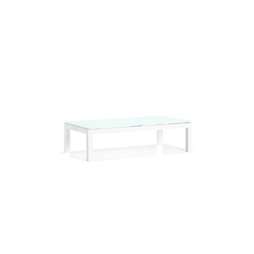 Lisbon Aluminium frame/glass top - Outdoor Coffee Table