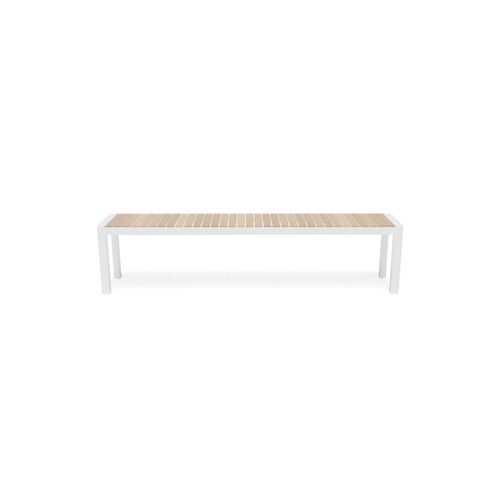 Vydel Bench Seat - Outdoor - 190cm - Teak - White
