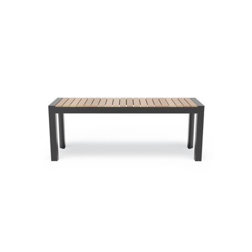 Vydel Bench Seat - Outdoor - 120cm - Teak - Charcoal