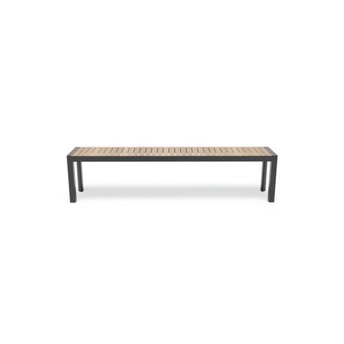 Vydel Bench Seat - Outdoor - 190cm - Teak - Charcoal
