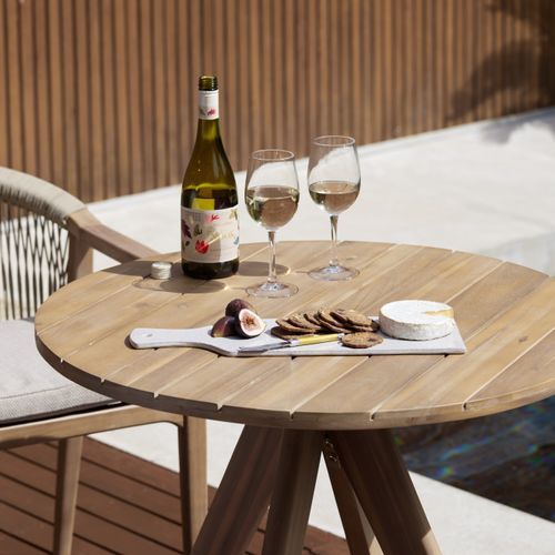 Panay Round Acacia Outdoor Dining Table