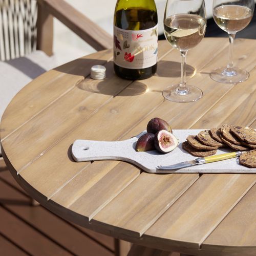 Panay Round Acacia Outdoor Dining Table