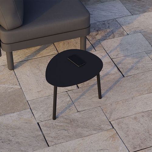 Cetara Side Table - Outdoor - Black