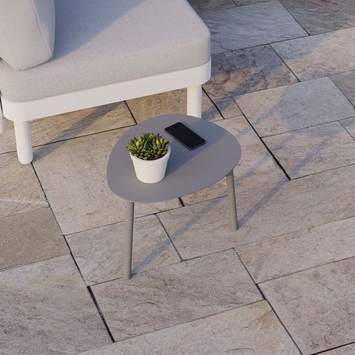 Cetara Side Table - Silver Grey