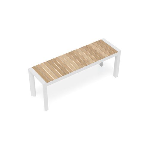 Vydel Bench Seat - Outdoor - 120cm - Teak - White