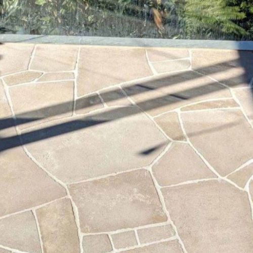 Cathedral Limestone Crazy Paving