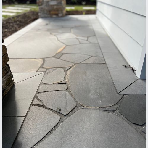Bluestone Crazy Paving - Large Sizing