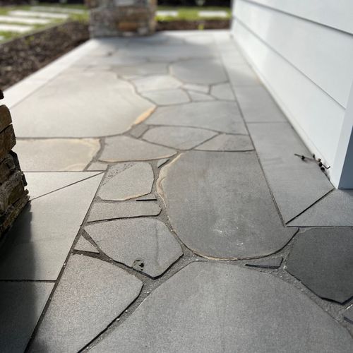 Bluestone Crazy Paving - Large Sizing