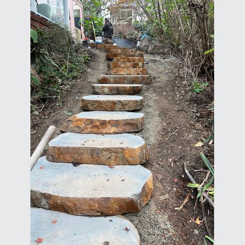 Steppers & Landscape Steps - Bluestone