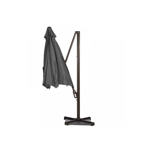 Garden Cantilever Round Umbrella for Outdoor Grey