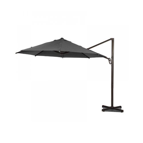 Garden Cantilever Round Umbrella for Outdoor Grey
