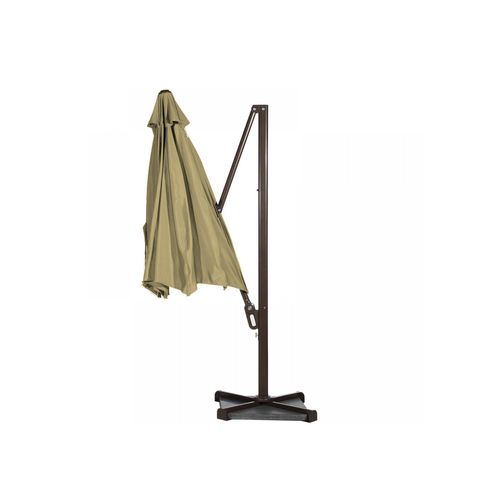Garden Cantilever Round Umbrella for Outdoor Khaki