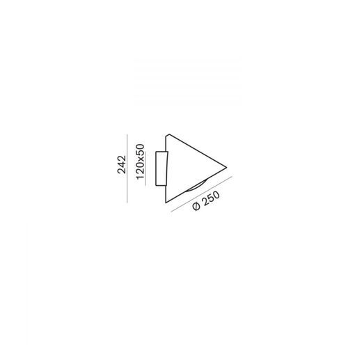 Cone Flush Outdoor Wall Light