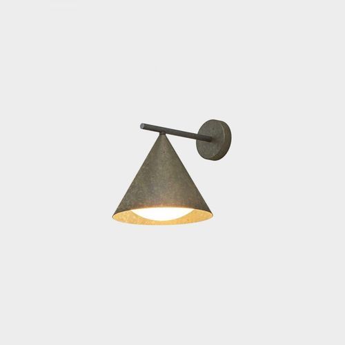 Cone Straight Outdoor Wall Light