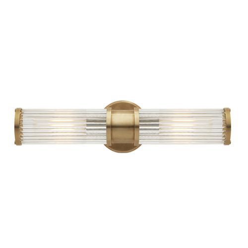 Allen Double-Light Sconce – Brass