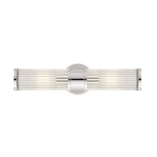 Allen Double-Light Sconce – Nickel