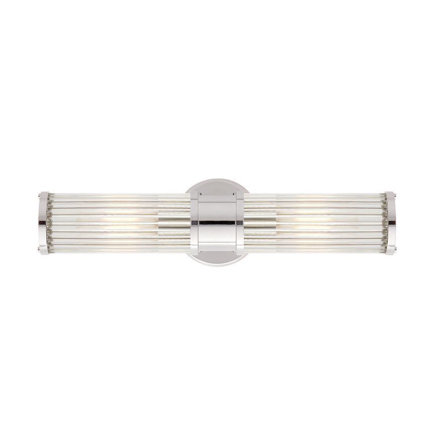 Allen Double-Light Sconce – Nickel