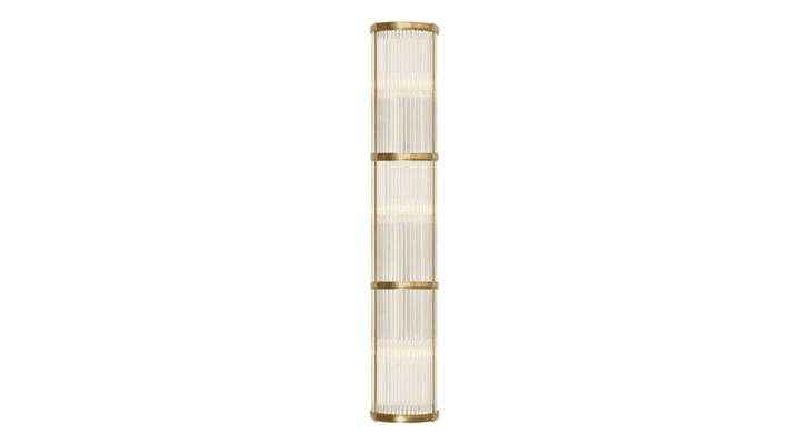 Allen Large Linear Sconce – Brass