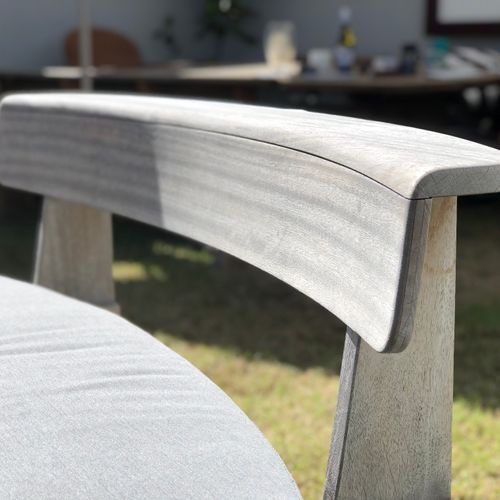 Outdoor Curved Bench