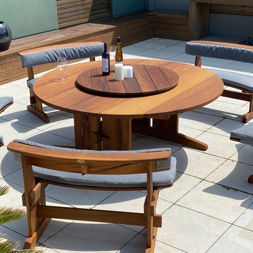 Outdoor Curved Bench