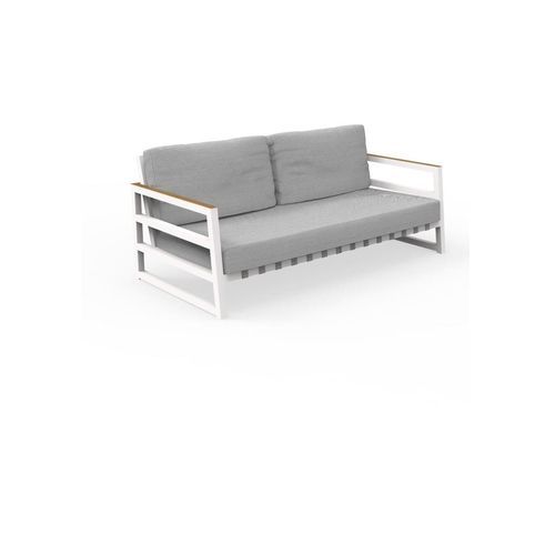 Alabama Alu Outdoor White Sofa  - Talenti