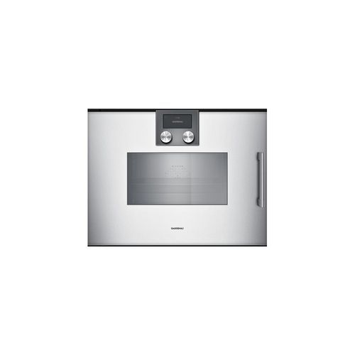 Gaggenau Silver 200 Series Combi-Steam Oven Lh Top Controls W.600