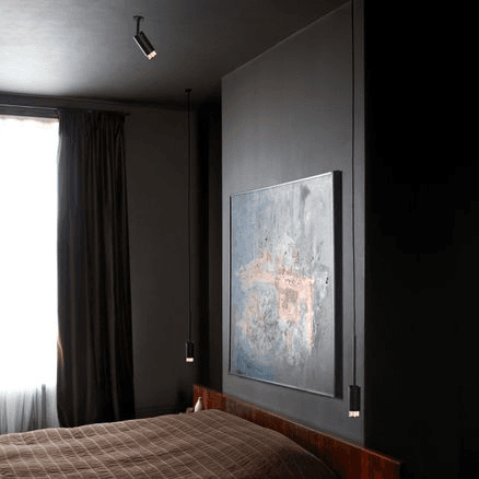 Linear Exhaust Pendant Light | Graphite