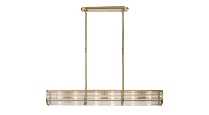 Allen Medium Linear Pendant – Brass