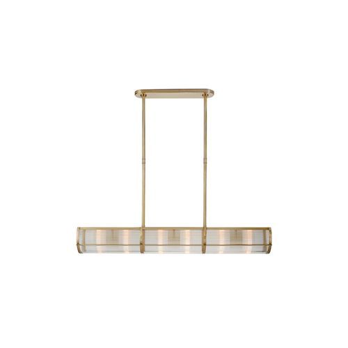 Allen Medium Linear Pendant – Brass
