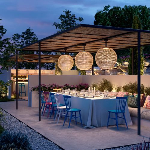 Nans 80cm Outdoor Ceiling Light