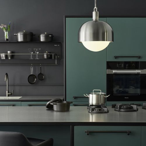 Forked Globe Pendant Light | Opal