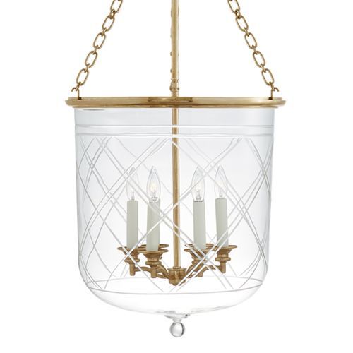 Cambridge Large Smoke Bell Lantern – Brass
