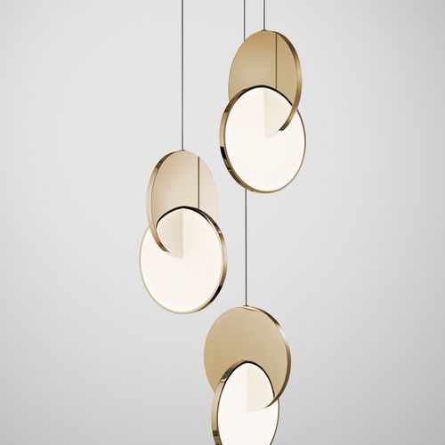 Eclipse Pendant Light - Polished Gold