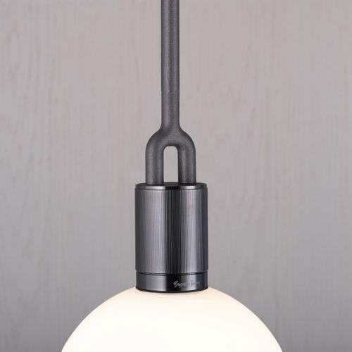 Forked Globe Pendant Light | Opal
