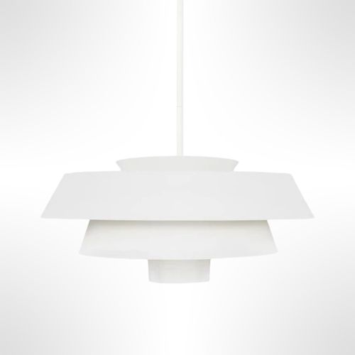 ED Brisbin 1L Pendant | Matte White Finish