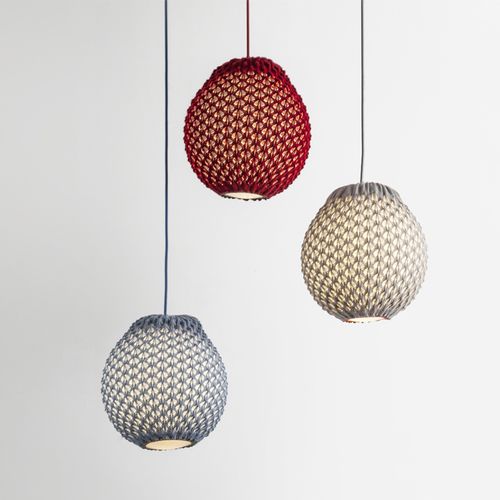 Knitted Falling Pendant