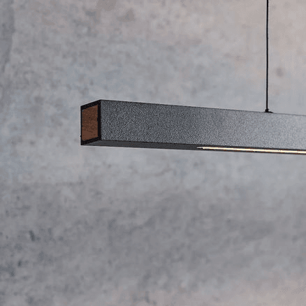 Capsühl Linear LED Pendant Black