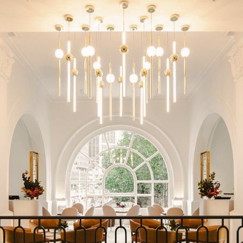 Orion Tube Light - Polished Gold | Suspension Light