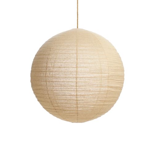 Taupe Linen Lantern  | Round 50cm