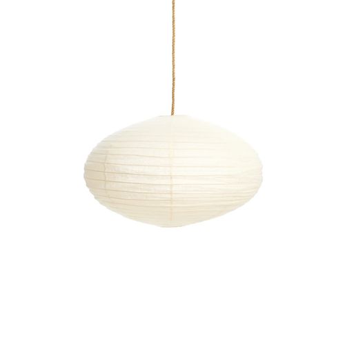 Ivory Linen Lantern  | Oval 80cm