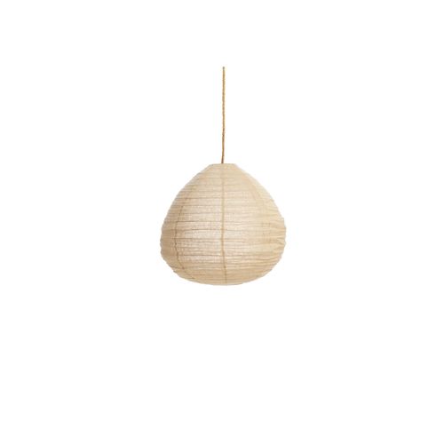 Taupe Linen Lantern  | Pear 60cm