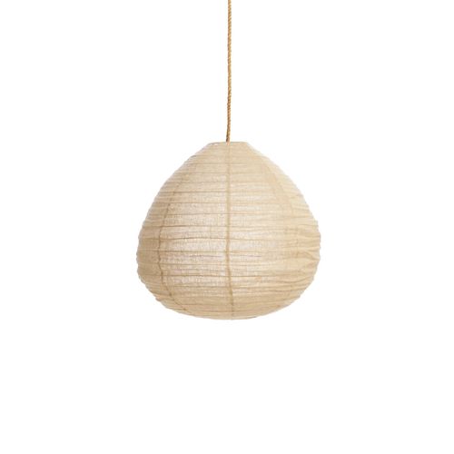 Taupe Linen Lantern  | Pear 60cm