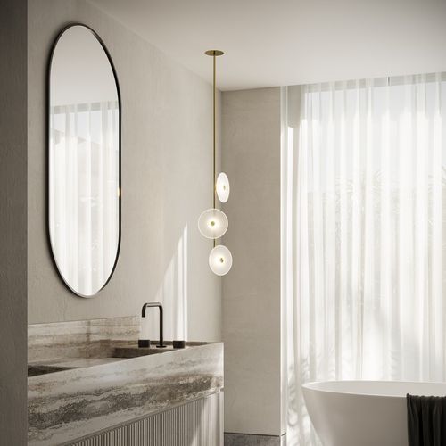 Coral Trio Pendant Light (Off-Centered)