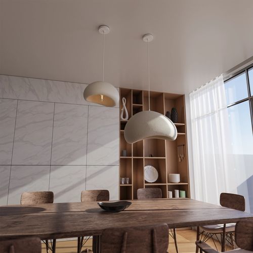 Cardinal Organic Textured Resin Pendant Light