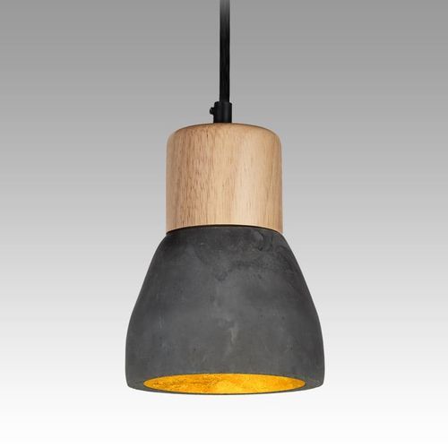 Concrete Duke Pendant (Charcoal)