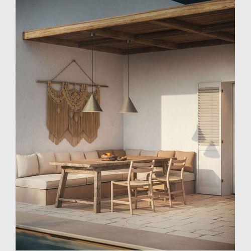 Cone Outdoor Pendant Light