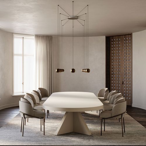Groove Cluster Pendant Light