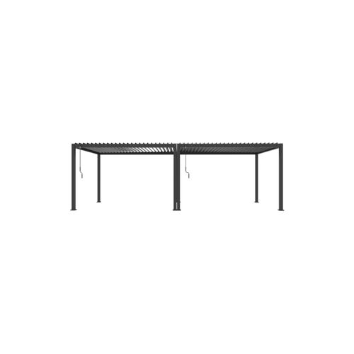 Louvred Pergola Louvre Roof Dark Grey | DTP-LR0308-GY