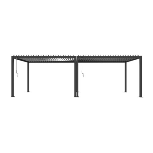 Louvred Pergola Louvre Roof Dark Grey | DTP-LR0308-GY